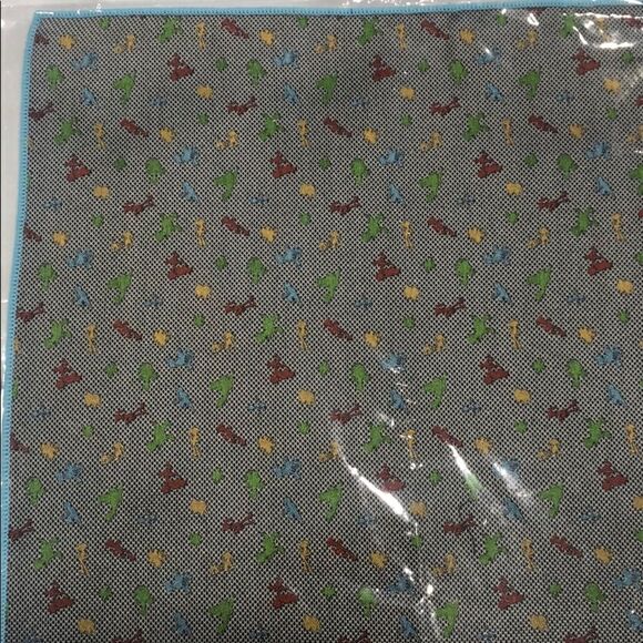 Disney 100% Silk Pocket Square 11 in Square New - Picture 1 of 5